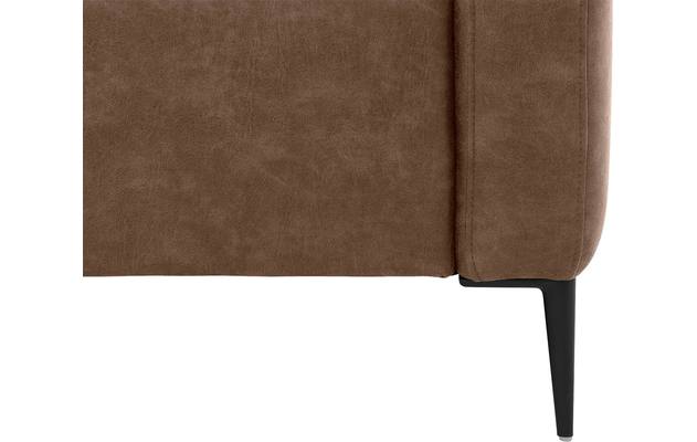 Goossens loungebank key west bruin micro leer - 8201624-394-gespiegeld-06