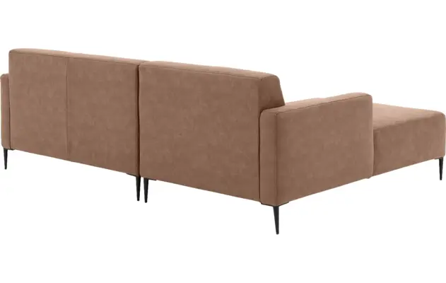 Goossens loungebank key west bruin micro leer - 8201624-395-gespiegeld-03