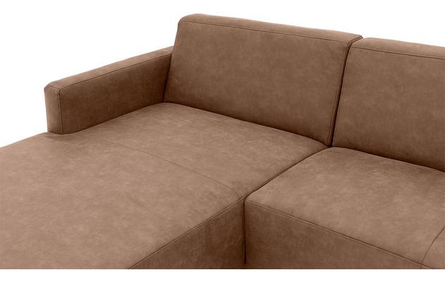 Goossens loungebank key west bruin micro leer - 8201624-395-gespiegeld-05