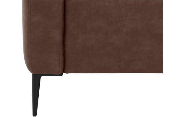 Goossens loungebank key west bruin micro leer - 8201624-396-06