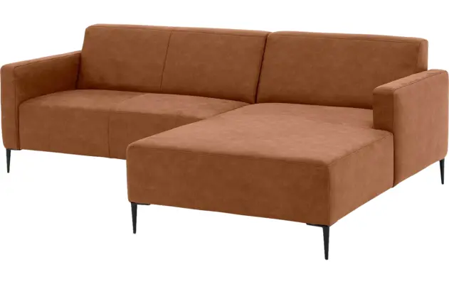 Goossens loungebank key west bruin micro leer - 8201624-399-04