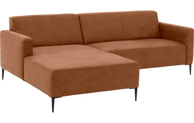 Goossens loungebank key west bruin micro leer - 8201624-399-gespiegeld-04