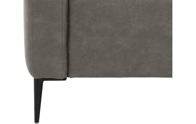 Goossens loungebank key west grijs micro leer - 8201624-402-06