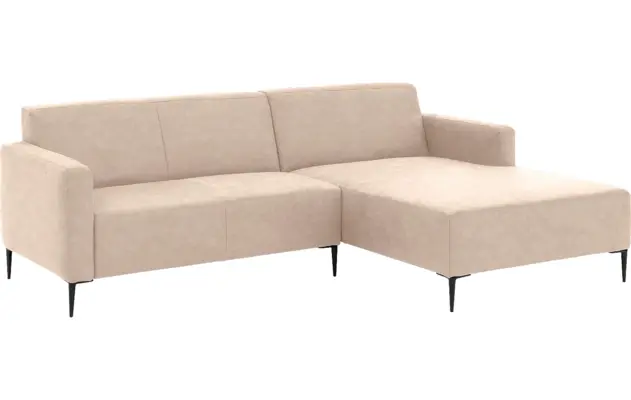 Goossens loungebank key west beige micro leer - 8201624-403-02