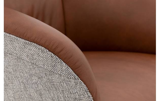 Goossens excellent relaxstoel avec grijs stof - 8201662-9