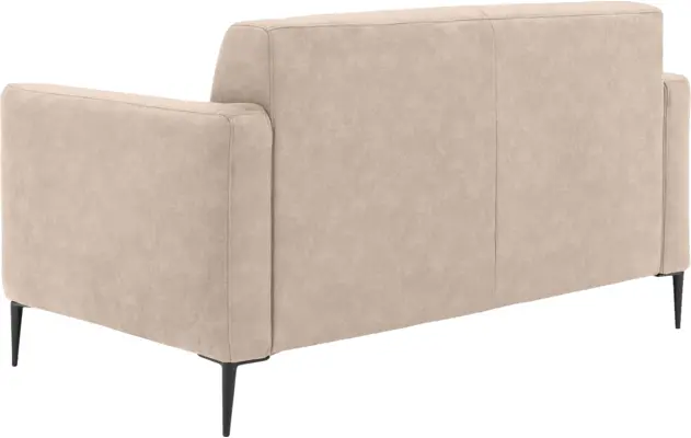 Goossens zitbank key west beige micro leer - 8201995-403-03