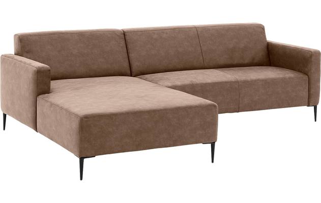 Goossens loungebank key west bruin micro leer - 8201999-394-gespiegeld-04