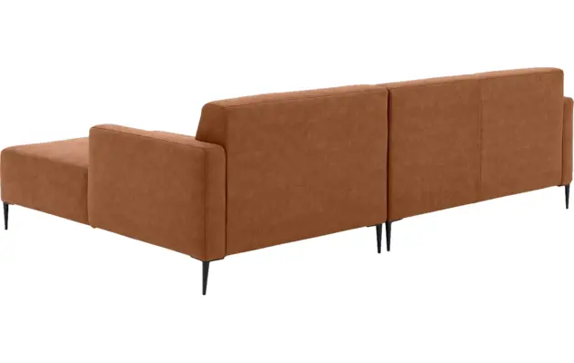 Goossens loungebank key west bruin micro leer - 8201999-399-03