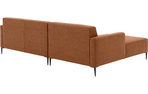 Goossens loungebank key west bruin micro leer - 8201999-399-gespiegeld-03