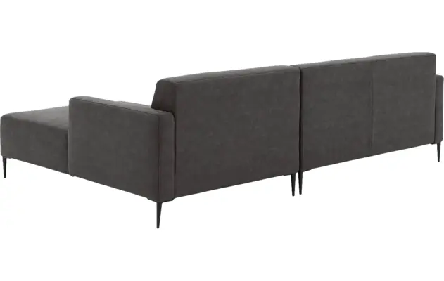 Goossens loungebank key west grijs micro leer - 8201999-400-03