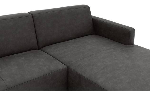 Goossens loungebank key west grijs micro leer - 8201999-400-05