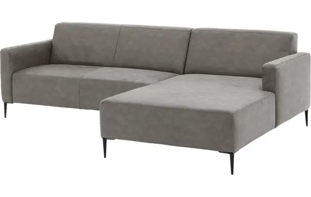 Goossens loungebank key west grijs micro leer - 8201999-402-04