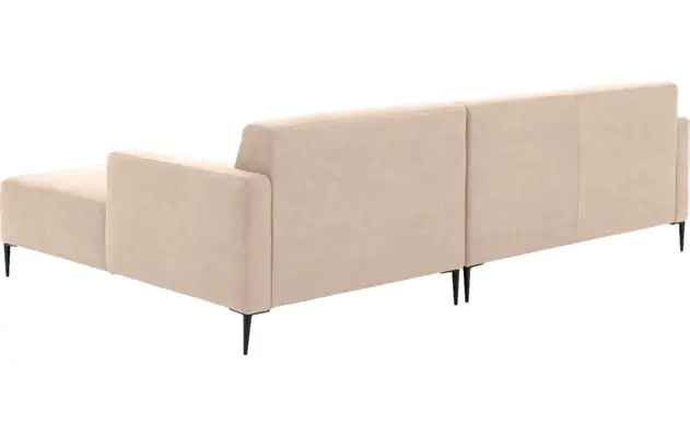 Goossens loungebank key west beige micro leer - 8201999-403-03