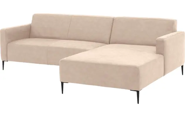 Goossens loungebank key west beige micro leer - 8201999-403-04