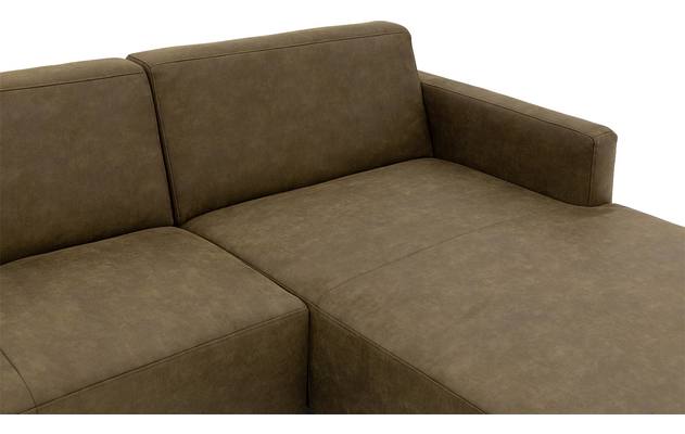 Goossens loungebank key west groen micro leer - 8202000-05