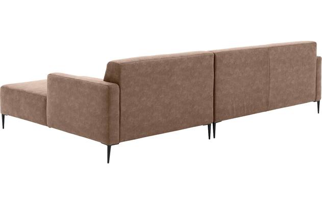 Goossens loungebank key west bruin micro leer - 8202000-394-03