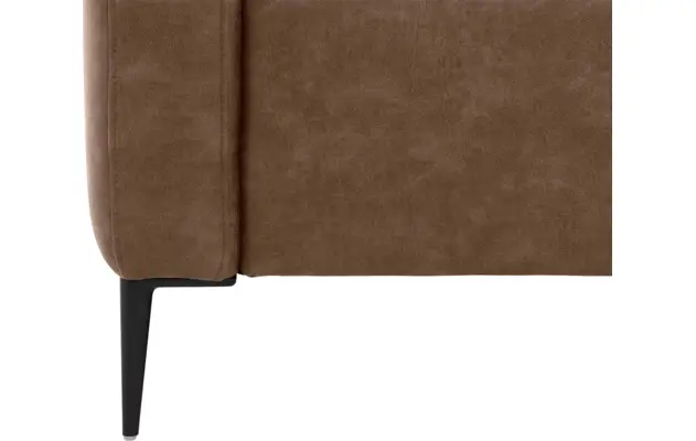 Goossens loungebank key west bruin micro leer - 8202000-394-06
