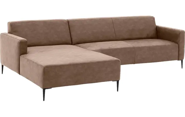 Goossens loungebank key west bruin micro leer - 8202000-394-gespiegeld-04