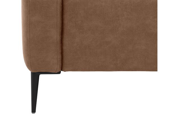 Goossens loungebank key west bruin micro leer - 8202000-395-06