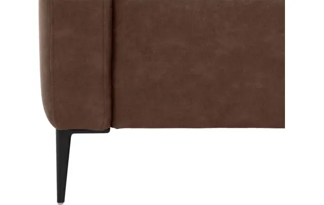 Goossens loungebank key west bruin micro leer - 8202000-396-06