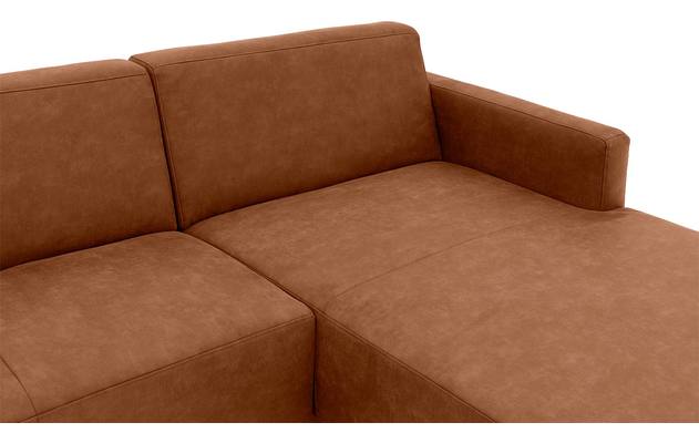 Goossens loungebank key west bruin micro leer - 8202000-399-05