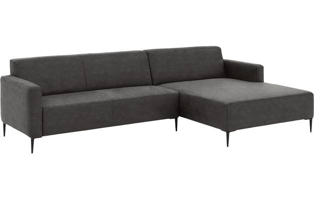 Goossens loungebank key west grijs micro leer - 8202000-400-02