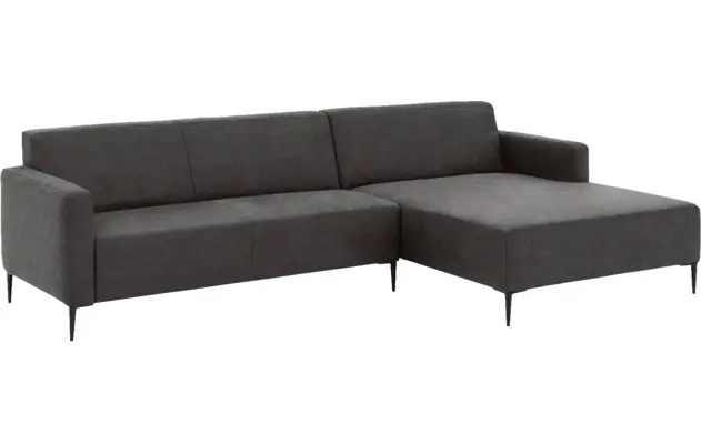 Goossens loungebank key west grijs micro leer - 8202000-400-02