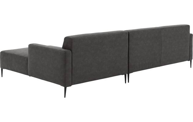 Goossens loungebank key west grijs micro leer - 8202000-400-03