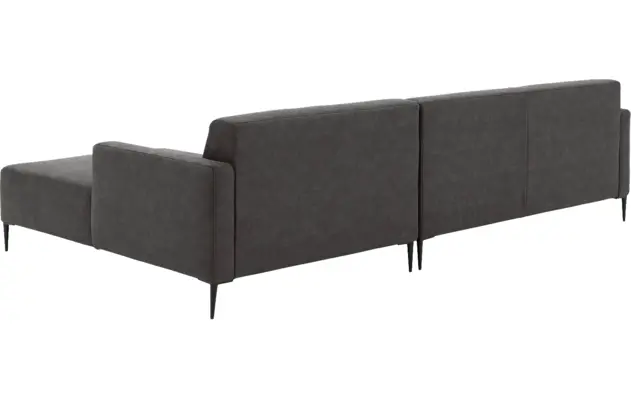 Goossens loungebank key west grijs micro leer - 8202000-400-03