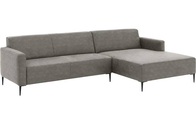 Goossens loungebank key west grijs micro leer - 8202000-402-02