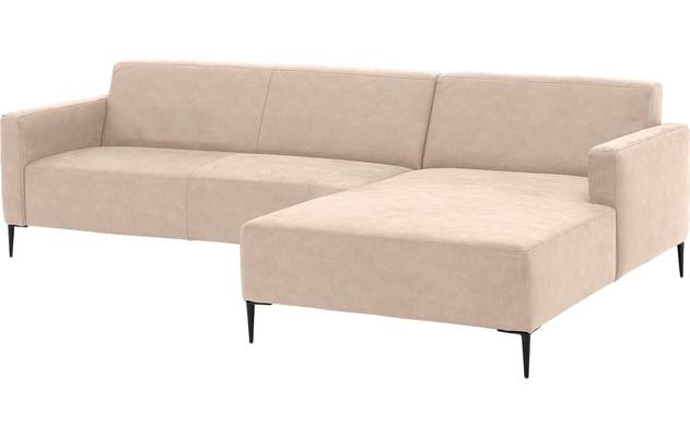 Goossens loungebank key west beige micro leer - 8202000-403-04