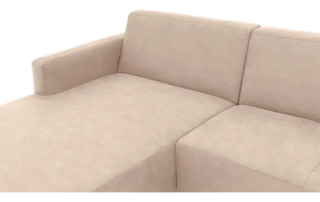 Goossens loungebank key west beige micro leer - 8202000-403-gespiegeld-05