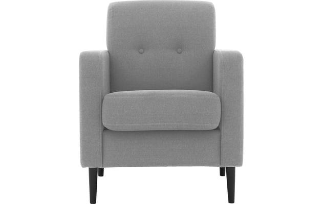 Goossens fauteuil hipp grijs stof - 8202002-361-01