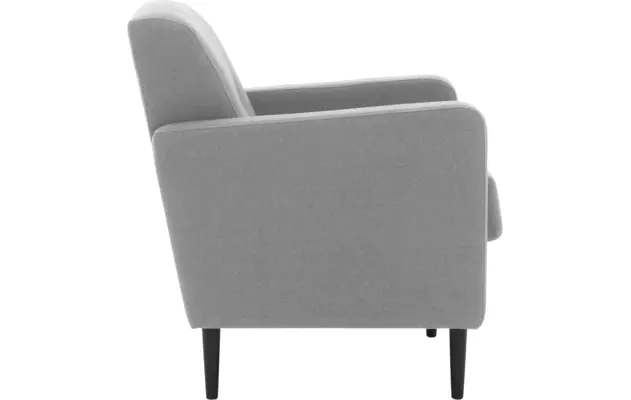 Goossens fauteuil hipp grijs stof - 8202002-361-04