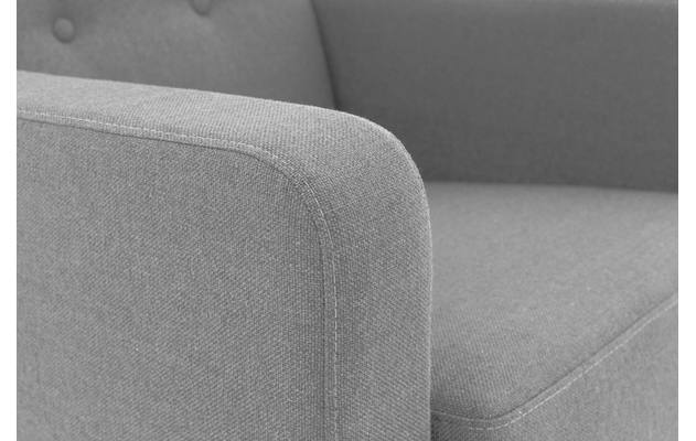 Goossens fauteuil hipp grijs stof - 8202002-361-06