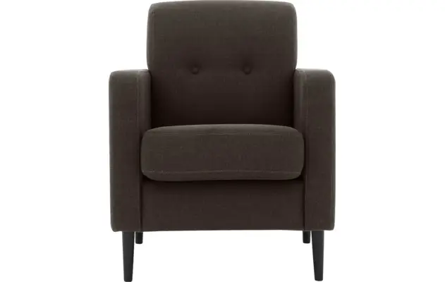 Goossens fauteuil hipp bruin stof - 8202002-370-01