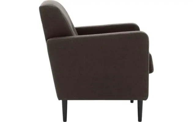 Goossens fauteuil hipp bruin stof - 8202002-370-04