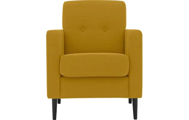Goossens fauteuil hipp geel stof - 8202002-372-01