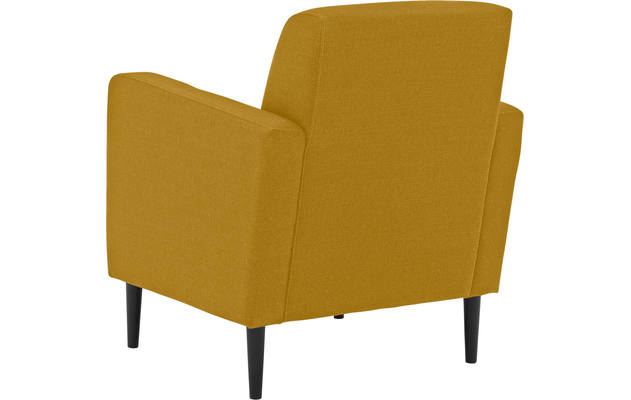 Goossens fauteuil hipp geel stof - 8202002-372-03