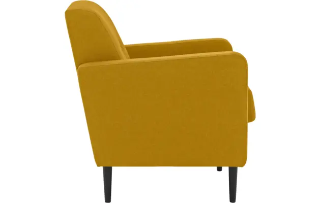 Goossens fauteuil hipp geel stof - 8202002-372-04