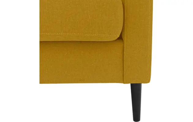 Goossens fauteuil hipp geel stof - 8202002-372-05