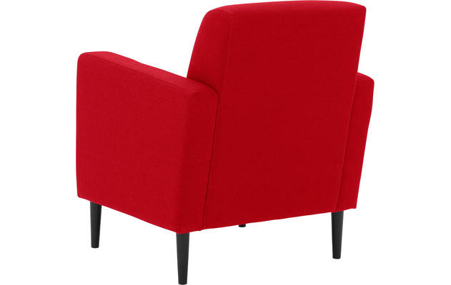 Goossens fauteuil hipp rood stof - 8202002-373-03