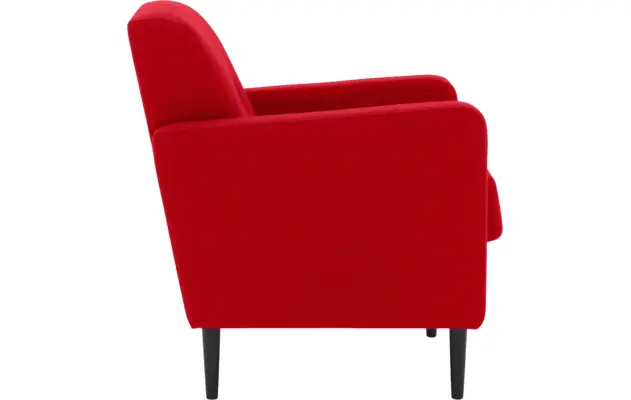 Goossens fauteuil hipp rood stof - 8202002-373-04