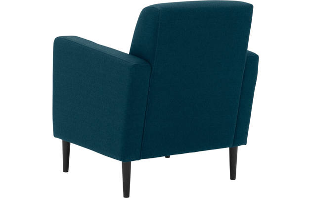 Goossens fauteuil hipp blauw stof - 8202002-56-03