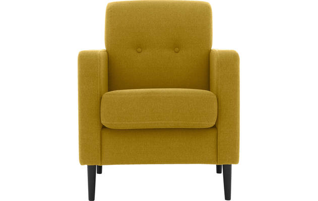 Goossens fauteuil hipp groen stof - 8202002-57-01