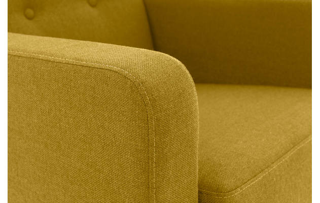 Goossens fauteuil hipp groen stof - 8202002-57-06