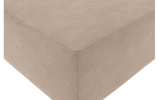 Goossens hocker key west beige micro leer - 8202017-403-04