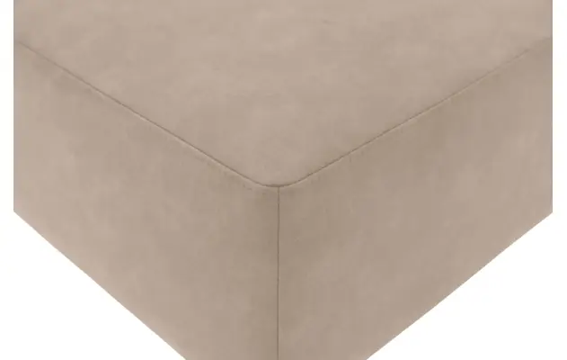 Goossens hocker key west beige micro leer - 8202017-403-04