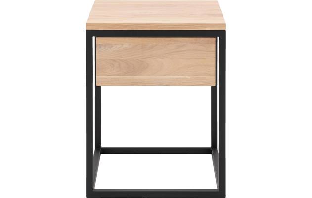 Goossens nachtkastje lord wit eiken - 8202025-01