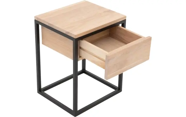 Goossens nachtkastje lord wit eiken - 8202025-04